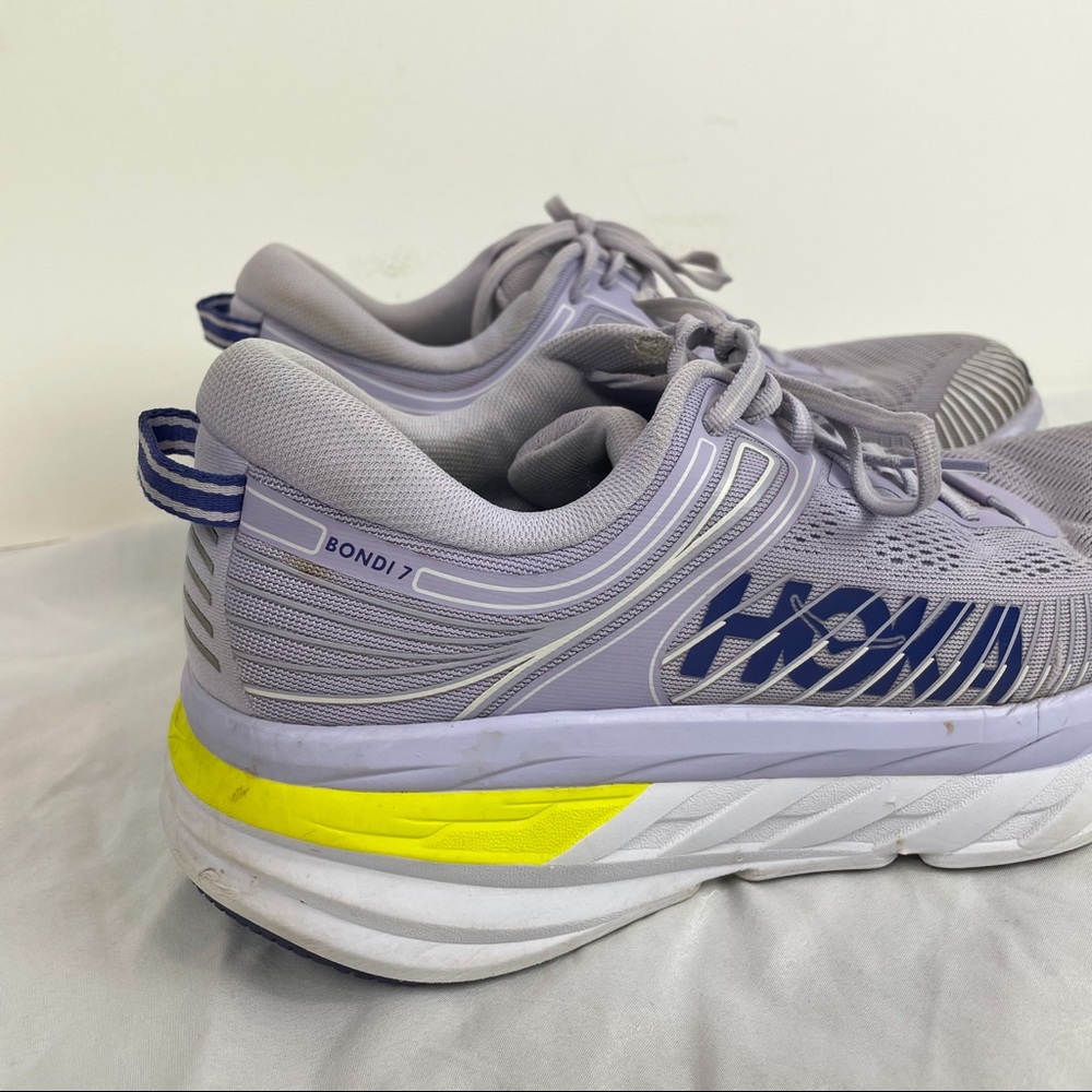 HOKA ONE ONE Bondi 7 Purple Running Shoes - Picture 10 of 13